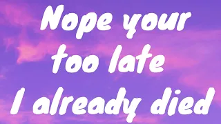 Wifiskeleton Nope Your Too Late I Already Died Lyrics 