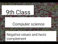 Negative values and Two s integer sci