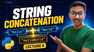 Python String Concatenation All Important Methods Explained Lecture 6