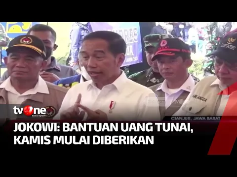 Presiden Jokowi Tinjau Pembangunan Rumah Relokasi Akibat Gempa Cianjur