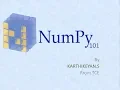 NumPy 101