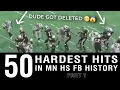 50 OF THE HARDEST HITS IN MN HIGH SCHOOL FOOTBALL HISTORY - PART 1 Clips from 1987-2024