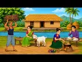 The Greedy Neighbor and the Fate of Two Sisters Moral stories in Hindi Cartoon Story Hindi
