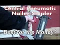 Harbor Freight Central Pneumatic 18 gauge Brad Nailer Stapler Long Term Review