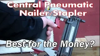 Harbor Freight Central Pneumatic 18 gauge Brad Nailer Stapler Long Term Review