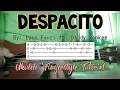 Download Lagu DESPACITO | by: Luis Fonsi ft. Daddy Yankee [Ukulele Fingerstyle Tutorial] (Easy Tabs on Screen)