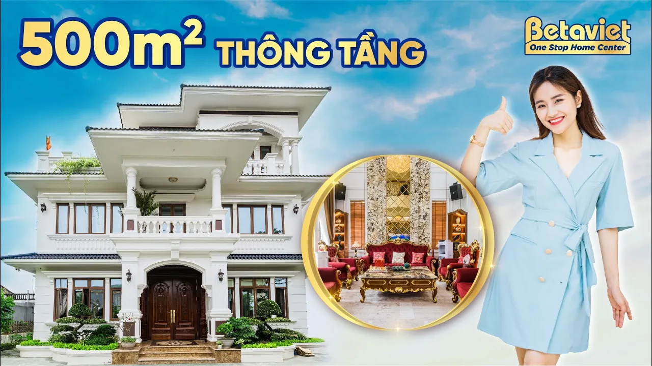 Biệt thự 3 tầng 500m2 lấy cảm hứng từ Duplex thông tầng đắt giá