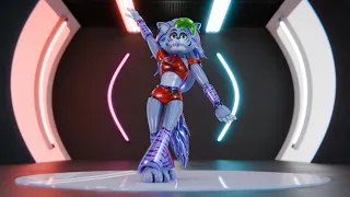 Roxanne Wolf Dancing the Brite Moves - Blender Animation
