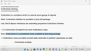 JAVA Collections By Mr Ashok Session - 07 Ashok IT