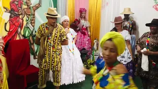 Família de Legua na boca do tambor