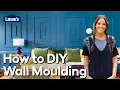 How to Add Style with DIY Decorative Wall Moulding The Weekender Essentials