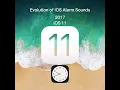 Evolution of iOS Alarm Sounds