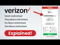 Verizon s New Unlimited Data Plans - Explained December 2019
