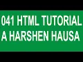 041 html form attributes a Harshen Hausa