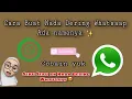 Download Lagu CARA MEMBUAT NADA DERING WHATSAAP NAMA SENDIRI | TANPA APLIKASI