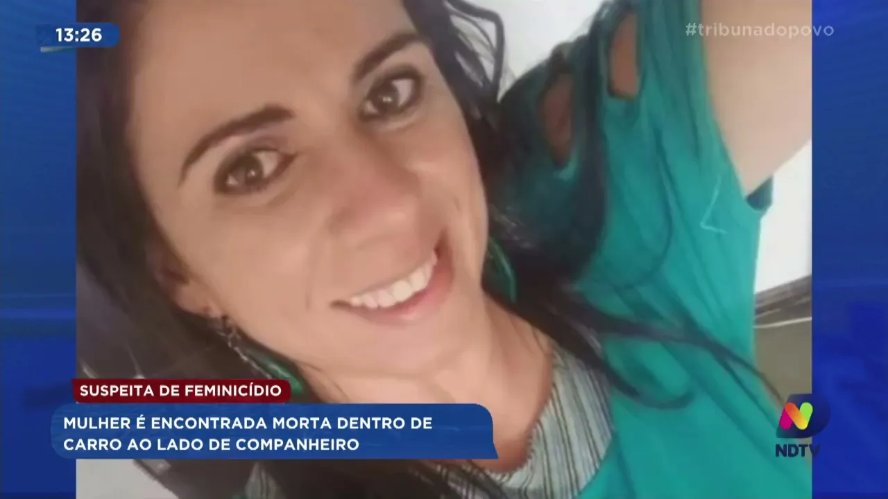 Suspeita de feminicídio: mulher é encontrada morta dentro de carro ao lado de companheiro