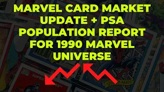 Marvel Card Market Update PSA Population report for 1990 Marvel Universe