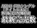 Lagu 1/9時点 AKB48 『67thシングル「タイトル未定」』握手会参加権利付き  メンバー別 完売数について48古参が思うこと【AKB48/握手会】