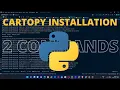 Installing Cartopy - How to Fix Install Cartopy with only 2 commands