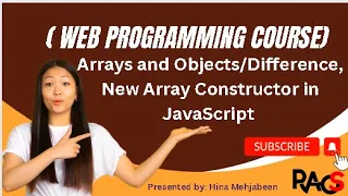 Web Programming Complete Course - Arrays and