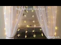 Electric Star Curtain Lights on Clear Wire Sku 65D97 and 65D98 - Plow Hearth