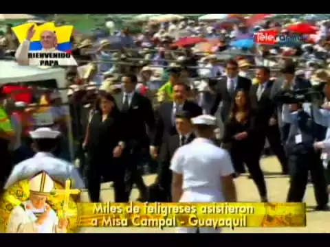 Miles de feligreses asistieron a misa campal - Guayaquil