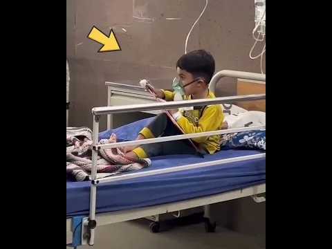 Boy studying in hospital 😭ஆஸ்பத்திரியில் படிக்கும் பையன்😭 #amazingfacts #touchfacts #shorts