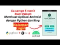Membuat Aplikasi Android Halaman Login Android dengan Python dan Kivy Tutorial Kivy Desain Kivy