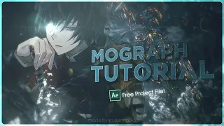 Download Mograph Style (Basic Scene Tutorial) - After Effects AMV Tutorial (Free Project File) MP3
