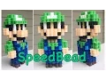 3D Perler Bead Luigi