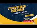 SV Trick Codes - Fixed Size Arrays SwitiSpeaksOfficial