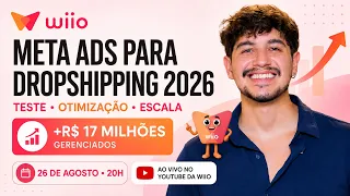Meta Ads para Dropshipping 2026 - Teste, Otimização e Escala | Dhiego Ferreira & Wiio