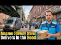 Day In The Life Amazon Delivery Driver Delivering in the HOOD