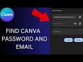 How To Find Canva Password and Username Recover Canva Account 2026