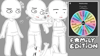 making gacha using wheel family edition 