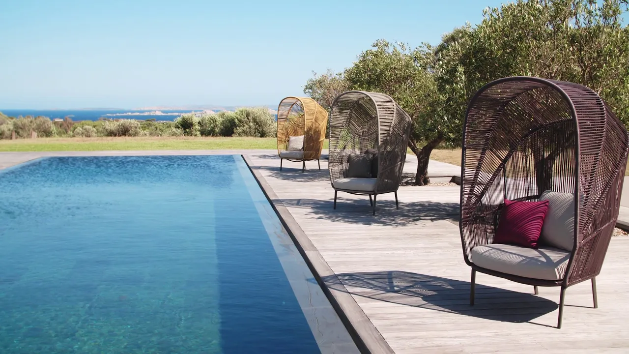 Gartenstuhl Loungesessel DEDON RILLY Cocoon Sessel DEDON