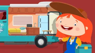 Doctor Mac Wheelie is making a special vehicle – a Camper van.