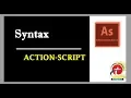 Syntax Action-script -