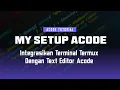 Connecting Termux With Acode Using AcodeX