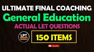 150 items ULTIMATE FINAL COACHING - GENED