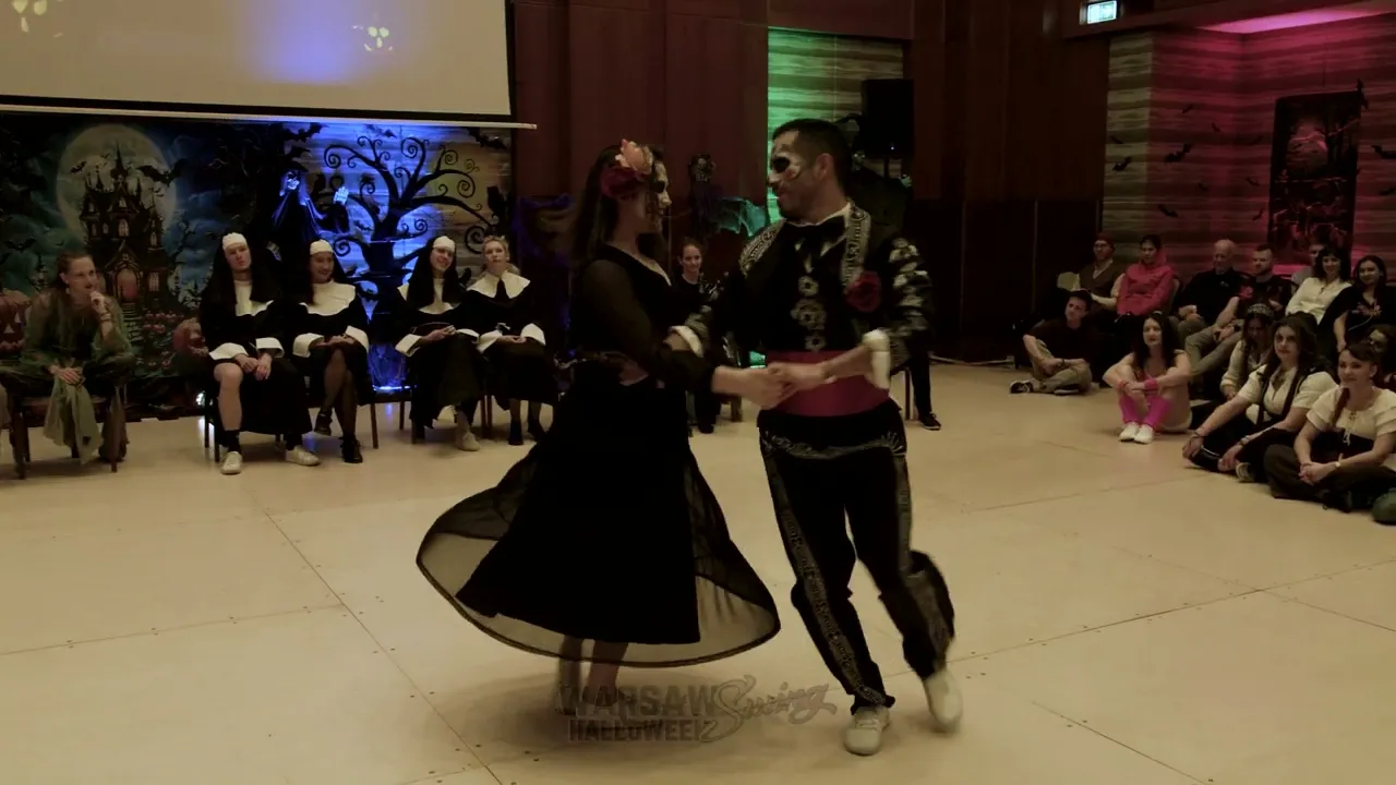 Miguel Ortega & Stéphanie Tschom - 1st place Strictly Open Finals - Warsaw Halloween Swing 2025