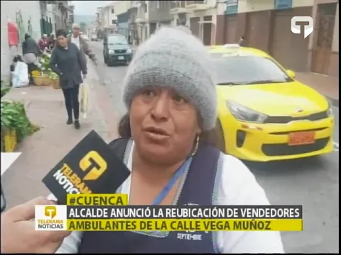 Alcalde anunció la reubicación de vendedores ambulantes de la calle Vega Muñoz
