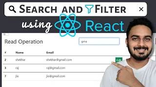 Search Bar in React JS Search Filter Tutorial