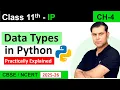 Data Types Mutable vs Immutable Type casting in Python Ch 04 Data Handling Class 11 IP 065
