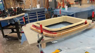 The spacers are glued to take the eyebolts for the ratchet strap