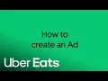 How to Create an Ad Uber Eats