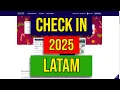 How to Check In on LATAM 2025