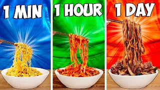 Download 1 Minute vs 1 Hour vs 1 Day Noodles MP3