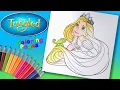 Tangled Coloring Book For girls Rapunzel Coloring pages Disney Princess Colouring