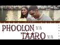 Phoolon Ka Taaro Ka Lyrics Video -Jigra  (Color Coded Lyrical Video in Hindi/Rom/English translated)